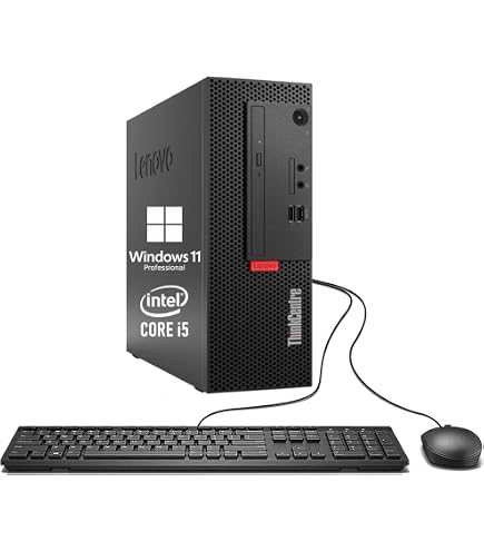 Lenovo ThinkCentre M710e SFF Desktop, Quad Core i5-7400, 16GB RAM